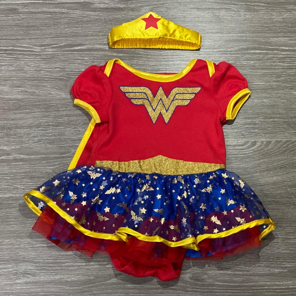Wonder Woman Baby Girl’s Costume Bodysuit Dress